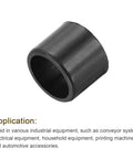 Premium 8 Pack Pom Plastic Sleeve Bearings And Oilless Bushings showing a single black POM sleeve bushing for 8 mm ID and 10 mm shafts.