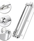 Soft Close Adjustable Door Closer Made From Aluminum Alloy, Quiet Smooth Closing, 0-180 Degree Swing