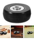 Upgrade Suitcase Game With 4 Sets Luggage Wheels Replacement Kit Silent Ball Bearings Smooth Glide No Whines Easy DIY Fits Most Bags Fixes Broken Casters Zip Terminals Stress Free Sweet Ride Zero Squeaks Keep Rolling Smooth black luggage wheel with ball bearing for suitcase repair