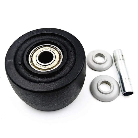 Beefy 4 Pack Nylon Swivel Caster Wheels 3 Inch With 360 Degree Rotation Heavy Duty 250KG Per Wheel M12 M16 Thread Stem Dual Locking Ball Bearing Turntable For Smooth Mobility, nylon wheel with stem and spacers