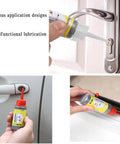 60ml Graphite Lock Lubricant Two Pack For Door Locks Keys Windows And Cars No More Squeaks Smooth Quiet Operation Long Lasting Protection Prevents Sticking And Wear Ideal For Residential Commercial And Automotive Use applied to door lock, car keyhole, and window track.