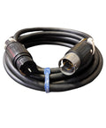 75 Ft 50A 480V 3 Phase Twist Lock Power Cord Heavy Duty Outdoor SOOW Cable California Standard 6/4 Gauge with connectors