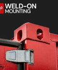 Heavy Duty Weld On Container Door Hinge Set 10 Pack With Blade Pin And Lugs For Cargo Doors 6 Inch Long Galvanized Steel