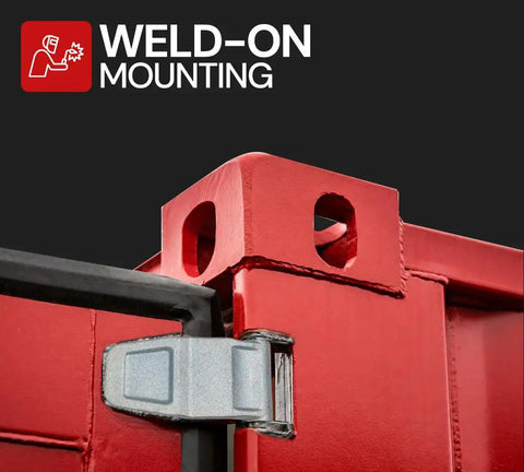 Heavy Duty Weld On Container Door Hinge Set 10 Pack With Blade Pin And Lugs For Cargo Doors 6 Inch Long Galvanized Steel
