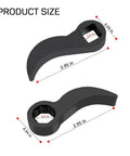 Two 2 Pack Pry Bar Wrench Adapter Head sizes for Half Inch Drive Ratchets Transform Your Breaker Bar into Crowbar Pry Tool.
