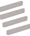 Pack of 4 Key Stock 40mm x 5mm x 5mm Stainless Steel 304 Silver Tone for Machinery Tools and Hardware