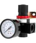 Industrial Grade Pneumatic Pressure Regulator Valve For Compressors With G3/8 Inch Port And Dual Scale Gauge