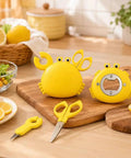 Magnetic Crab Shaped 4-in-1 Multi Tool Box Cutter With Bottle Opener And Handy Mini Scissors on kitchen counter