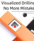 Visualized drilling tool with precise positioning feature, enhancing accuracy and eliminating mistakes in projects.