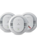 Smoke And Carbon Monoxide Detector Hardwired With Ten Year Battery Backup Interconnected 85 Decibel Alarm LED Status Lights