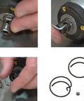 Two Pack Spring And Steel Ball Replacement Kit For Impact Driver Bit Holder System Fits DCF805C2 installation steps