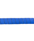 16 Foot Dog Agility Tunnel With Sandbag End Sets for Backyard Training, blue nylon, side view, durable easy setup obstacle course.