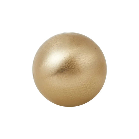 Champagne Gold Brushed Brass Cabinet Knobs 1 Inch Round Hardware, 10 Pack With Mounting Screws, Easy Upgrade For Kitchen Cabinets And Furniture