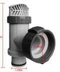 Pool Plunger Valve Assembly Replacement For Above Ground Pool Pumps Two Piece Set Pro Grade Easy Install Compatible image