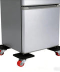 360 Degree Rotating Heavy Duty Furniture Mover Dolly With Auxiliary Lifter For Sofas Beds Washing Machines And More Easy Glide Wheel System Built To Move Big Stuff Through Narrow Hallways Stairs And Tight Spaces During Home Or Warehouse Moves, appliance on red casters