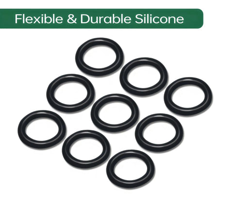 Durable Silicone Wacky Rig O Rings For 4 To 5 Inch Senko Worms Elastic Rings That Prevent Tears Keeps Baits Secure And Let Soft Plastics Fall Naturally Includes 100 Rings And Tackle Box Storage For Easy Fishing Setup black silicone rings