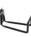 Black Beefy Two Pack Heavy Duty Slatwall Hooks for Garage Storage Double Holder Hanger for bikes, ladders, chairs, hoses.