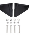 Outboard Hydrofoil Stabilizer That Reduces Drag On Marine Engines Boosts Planing Speed And Stability With Easy Plug And Play Installation Including Screws Washers And Nuts, shown with accessory pack