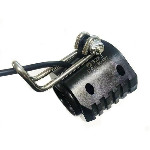 Beast Mode Bright Ebike Front Light 36V To 48V Waterproof IPX4 3W 300 Lux Night Riding Beam For Electric Bike Mountain Bike Scooter Beating The Dark With Durable Construction Wide Beam And Easy Mount