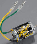 380 Sport Tuned Electric Motor for TT 02B RC Car Chassis Upgrade with yellow and green wires, high performance racing power boost
