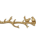 Vintage Cast Iron Bird Branch Wall Hook Dead Tough Rustic Coat Rack For Entryway Cottagecore Home Decor With Slick Gold Finish