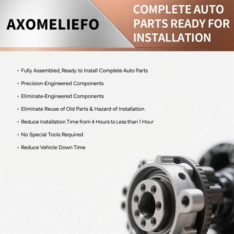 Rear Wheel Bearing And Hub Assembly For Lancer 2003 2004 2005 2006 2007 One Piece Replacement Kit with smooth spin feature