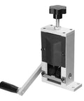 Heavy Duty Manual Wire Stripper Machine With Hand Crank Adapter For Electric Drill, metal design, durable tool for cable peeling.