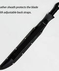 Unbreakable Polypropylene Martial Arts Sword With One Piece Blade Black Practice Katana sheath and dragon hilt design