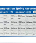 Heavy Duty 420 Piece HanOaki Compression Springs Assortment Kit In Various Sizes Made From Tough 304 Stainless Steel Brass For Hot DIY Repairs And Industrial HVAC Control Systems Today. 420pcs assorted springs