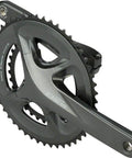 Claris 8 Speed Road Bicycle Crankset FC R2000 175mm 50T 34T Without Bottom Bracket Hollowtech II Spindle on white background