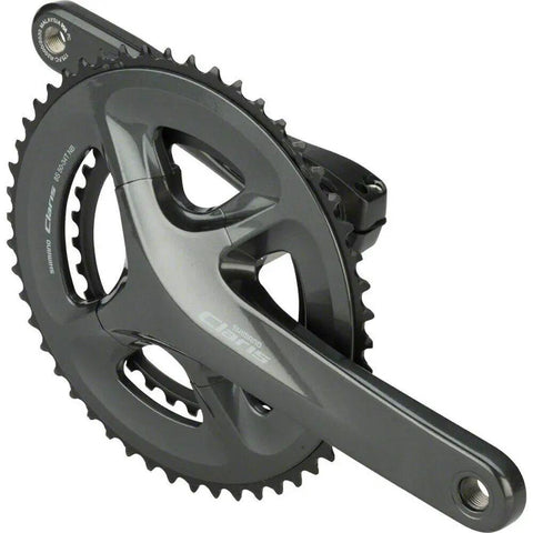 Claris 8 Speed Road Bicycle Crankset FC R2000 175mm 50T 34T Without Bottom Bracket Hollowtech II Spindle on white background