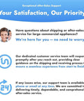 Exceptional after-sales support information for commercial appliances, emphasizing customer service and satisfaction.