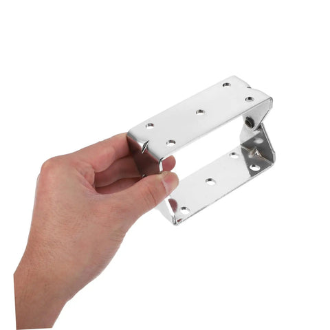 PRETYZOOM Industrial Oven Door Metal Hinge Heavy Duty Stainless Steel U-Type Hinge Replacement For Baking Drying Equipment, product held in hand