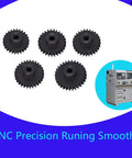 Pinion Gears Hardened Steel 26T 27T 28T 29T 30T For Traxxas RC Cars With 5mm Shaft on blue background
