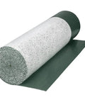 Real Deal 3 In 1 Flooring Underlayment Roll For Laminate And Engineered Wood squelches footsteps, 630 sq ft roll, foam padding.