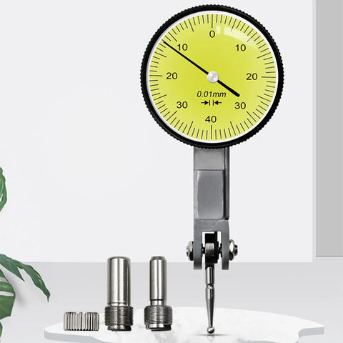Pro Grade Precision Test Indicators 0 To 0.8mm With 0.01mm Dial Scale 32mm Dials Aluminum Alloy Center Finder