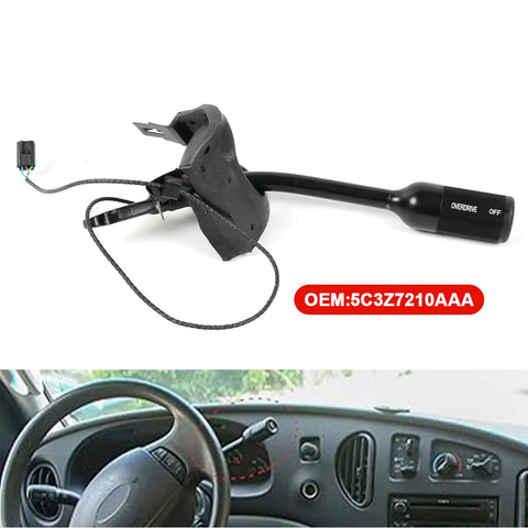 Automatic Transmission Gear Lever With Connector Replacement For F350 F450 F550 5C3Z7210AAA, black lever with wire connector