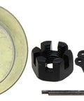 Heavy Duty Front Lower Rear Suspension Ball Joint Assembly With One Piece Forged Housing Greaseable Design And Corrosion Resistant Coating For Long Lasting Strength In Cars Trucks And SUVs, with grease fitting