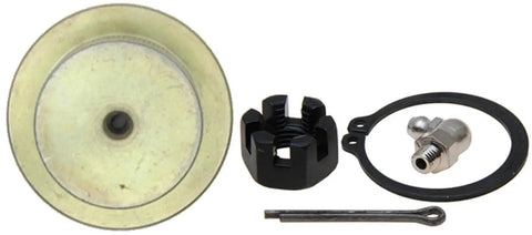 Heavy Duty Front Lower Rear Suspension Ball Joint Assembly With One Piece Forged Housing Greaseable Design And Corrosion Resistant Coating For Long Lasting Strength In Cars Trucks And SUVs, with grease fitting