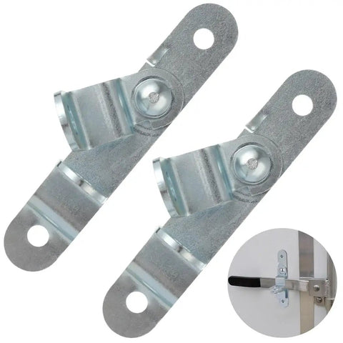 2 Pack Trailer Hasp Latches And Door Hasp Keepers With Zinc Coated Bar Lock Handles For Enclosed Trailers heavy duty iron construction