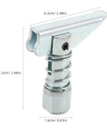 Heavy Duty 3 Ton Forklift Replacement Locating Pins with large base, zinc plated metal, designed for secure loads in warehouses.