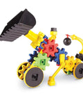 Colorful gear robot from Gears Wrecker STEM Kit For Kids And Toddlers, 47 Piece Construction And Fine Motor Skills Set For Ages 4 And Up