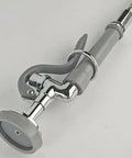 Heavy Duty 7 Inch Deck Mount Commercial Faucet With Sprayer And Pull Down Hose Single Pedestal Restaurant Pre Rinse Faucet Pro Grade Kitchen
