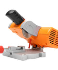 Compact Miter Saw With Adjustable Angle For Quick Wood Plastic Stone And Nonferrous Metal Cuts Portable 110V 90W Electric Tool