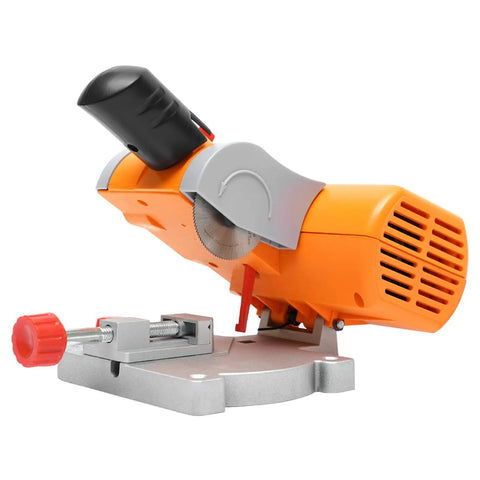Compact Miter Saw With Adjustable Angle For Quick Wood Plastic Stone And Nonferrous Metal Cuts Portable 110V 90W Electric Tool
