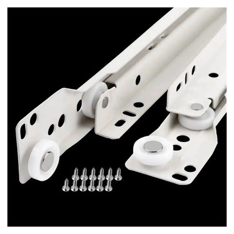 Hella Smooth Ball Bearing Drawer Slides Side Mounted Two Section Heavy Duty Cabinet Tracks With Zero Wobble And Full Extension Cold Rolled Steel Design Built To Last Silent Glide Operation One Pair Of Twelve Inches