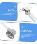 Metal cabinet lift rod with mounting plate; gray finish, heavy-duty, for folding lids and kitchen cabinets
