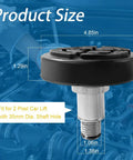 Product size image of Heavy Duty 4 Pack 35Mm Shaft Screw Lift Feet Pads ideal for two post car lifts and garage use.