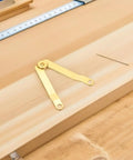 Golden Iron Lid Support Hinges With Smooth Opening And Closing Ten Pieces Heavy Duty Hinge Mechanism for woodworking projects