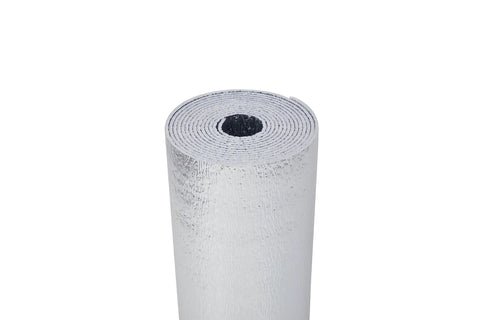 Rock Solid Reflective Insulation Roll 3mm Foam Core Radiant Barrier, 24x10 feet roll, designed for attics and roofs.